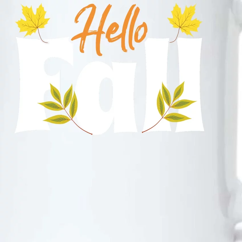 Hello Fall Black Color Changing Mug