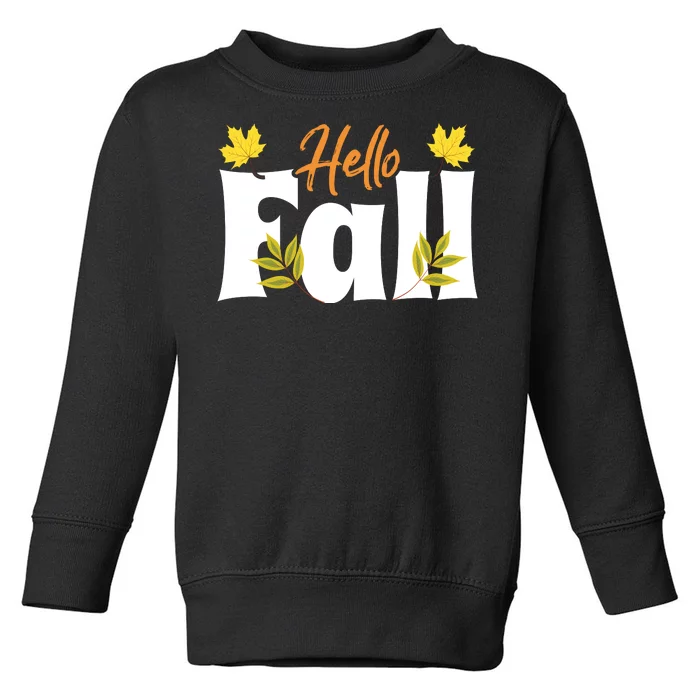 Hello Fall Toddler Sweatshirt