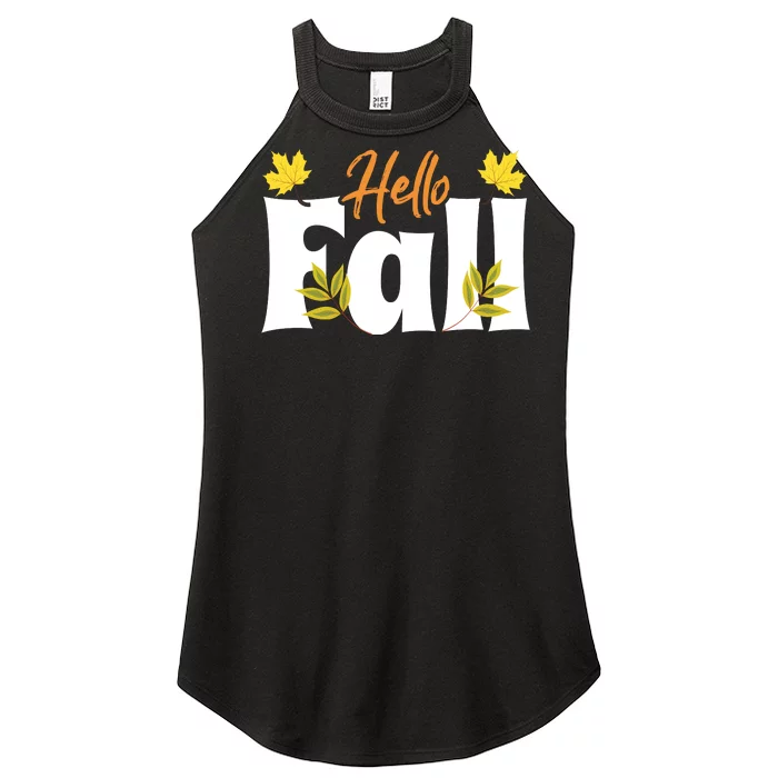 Hello Fall Women’s Perfect Tri Rocker Tank