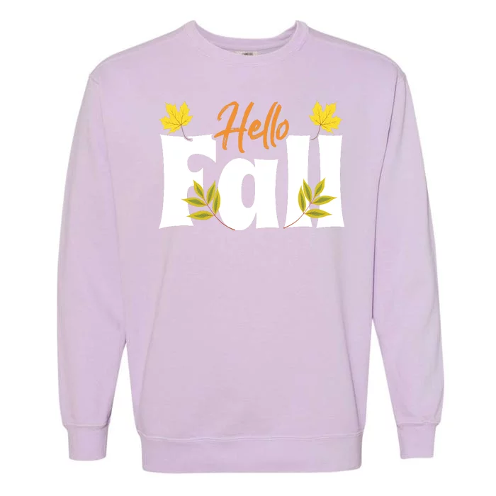 Hello Fall Garment-Dyed Sweatshirt