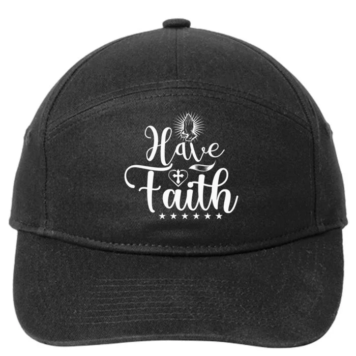 Have Faith 7-Panel Snapback Hat