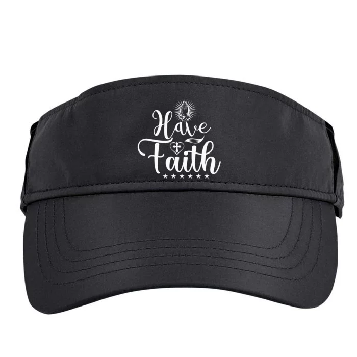 Have Faith Adult Drive Performance Visor