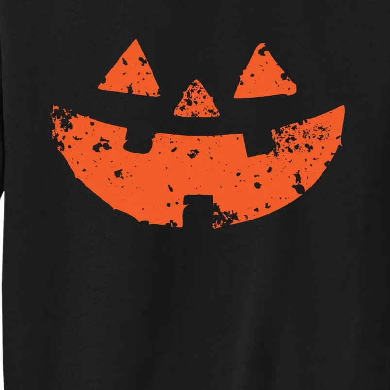 Halloween Face Tall Sweatshirt