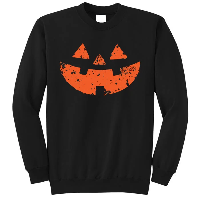 Halloween Face Tall Sweatshirt