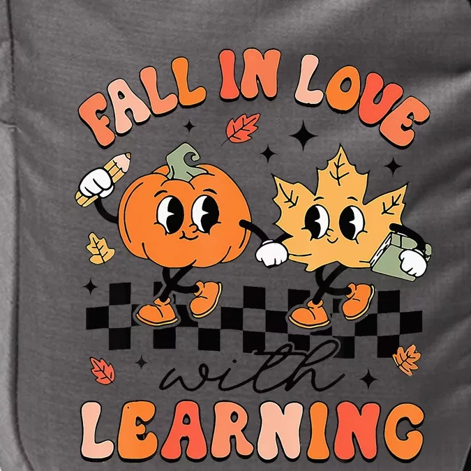 Halloween Fall In Love With Learning Thanksgiving Teacher Impact Tech Backpack