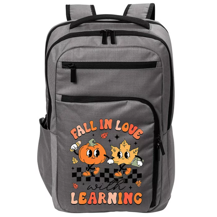 Halloween Fall In Love With Learning Thanksgiving Teacher Impact Tech Backpack