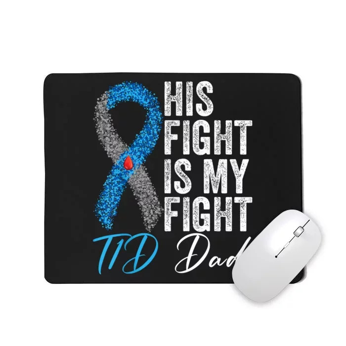 His Fight Is My Fight Breast Cancer Awareness Mousepad