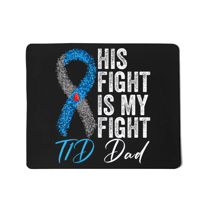 His Fight Is My Fight Breast Cancer Awareness Mousepad