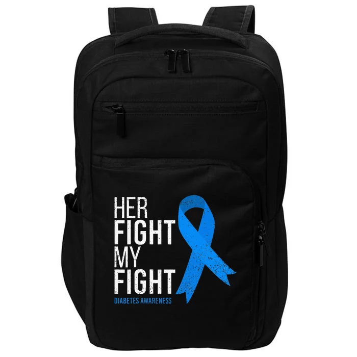 Her Fight Is My Fight Diabetes Awareness T1d Type 1 Impact Tech Backpack