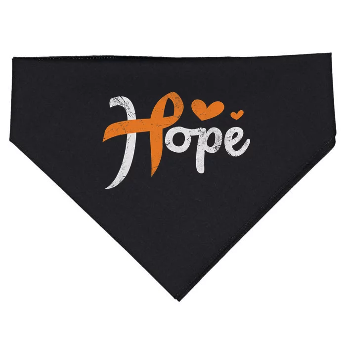 Her Fight Is My Fight Leukemia Awareness Blood Cancer Gift USA-Made Doggie Bandana