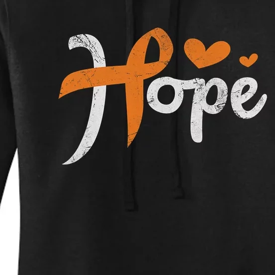 Her Fight Is My Fight Leukemia Awareness Blood Cancer Gift Women's Pullover Hoodie