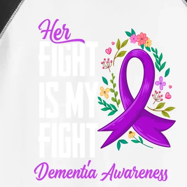 Her Fight Is My Fight Detia Awareness Gift Toddler Fine Jersey T-Shirt