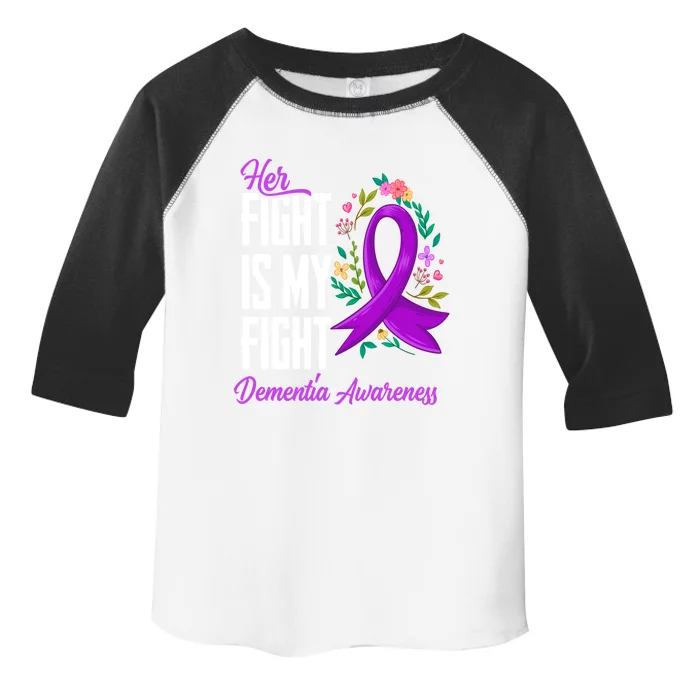 Her Fight Is My Fight Detia Awareness Gift Toddler Fine Jersey T-Shirt