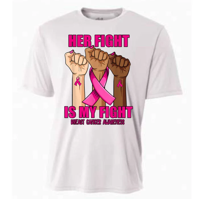 Her Fight Is My Fight Breast Cancer Cooling Performance Crew T-Shirt