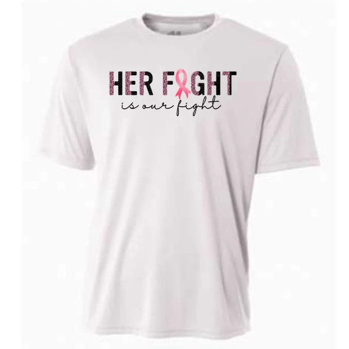 Her Fight Is Our Fight Breast Cancer Cooling Performance Crew T-Shirt