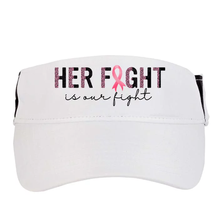 Her Fight Is Our Fight Breast Cancer Adult Drive Performance Visor