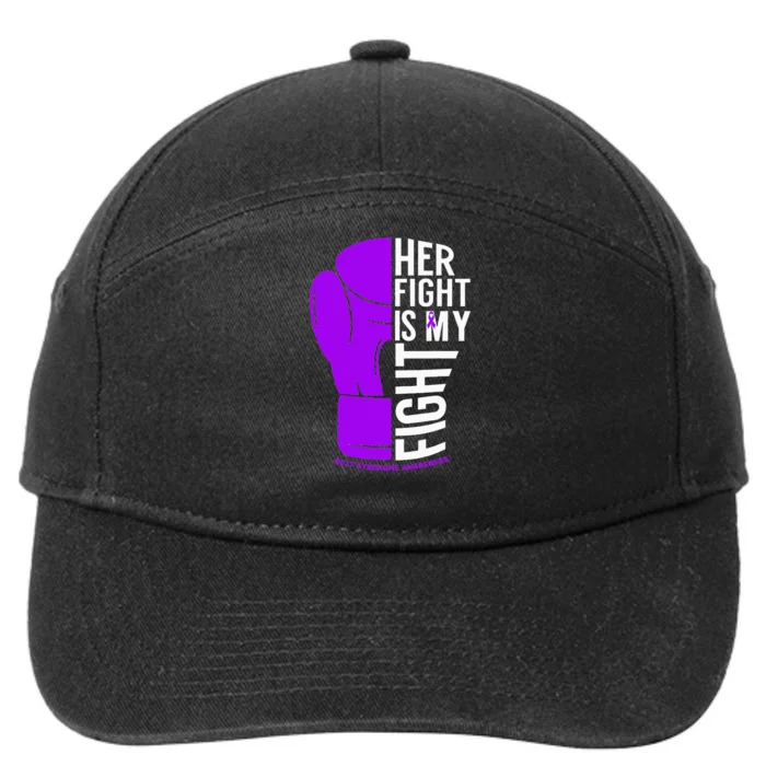 Her Fight Is My Fight Rett Syndrome Awareness 7-Panel Snapback Hat