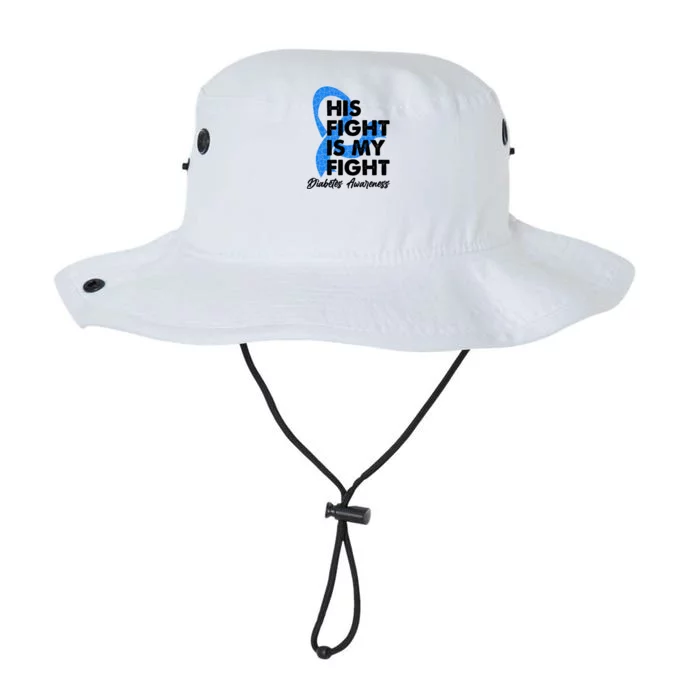 His Fight Is My Fight Diabetes Awareness Legacy Cool Fit Booney Bucket Hat