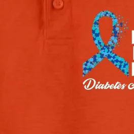 His Fight Is My Fight Diabetes Awareness Dry Zone Grid Performance Polo