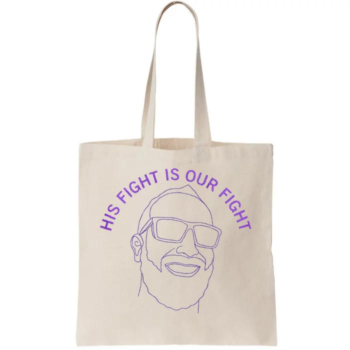 His Fight Is Ours Tote Bag