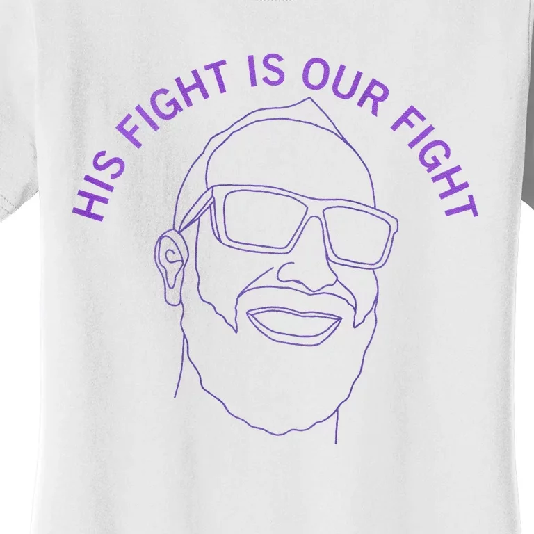 His Fight Is Ours Women's T-Shirt