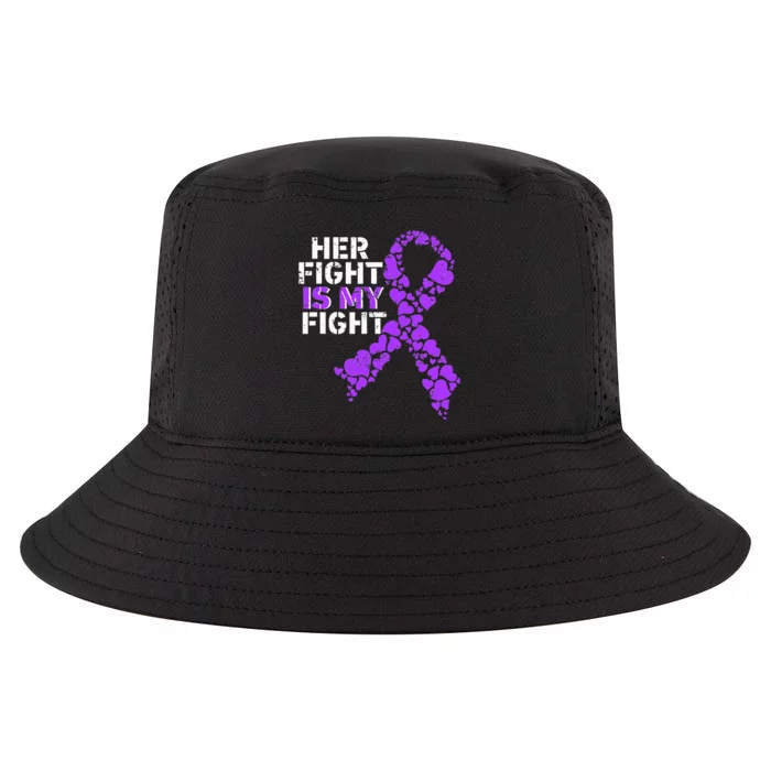 Her Fight is My Fight Pancreatic Cancer Awareness November Cool Comfort Performance Bucket Hat