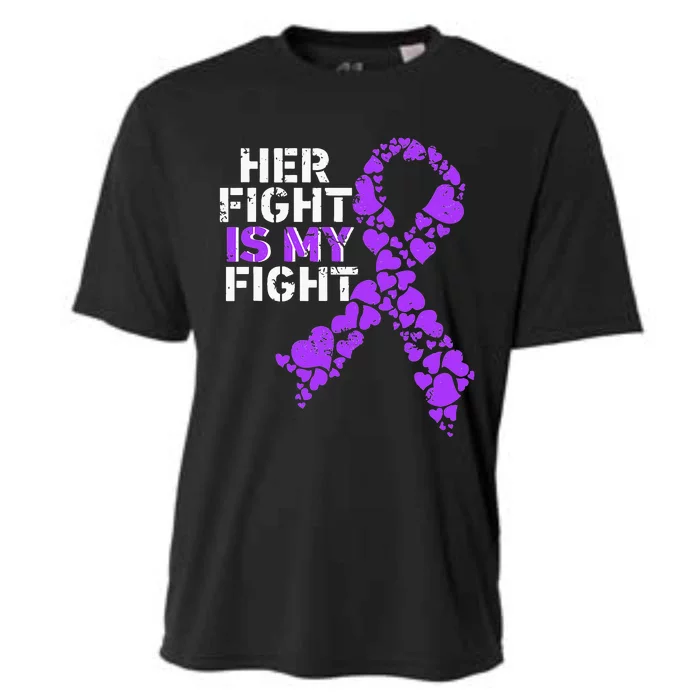 Her Fight is My Fight Pancreatic Cancer Awareness November Cooling Performance Crew T-Shirt