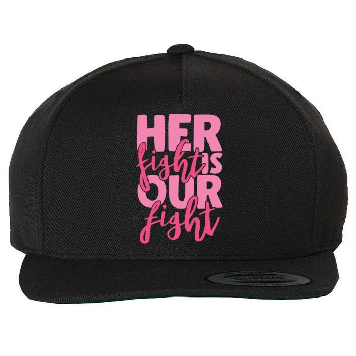 Her Fight Is Our Fight Wool Snapback Cap