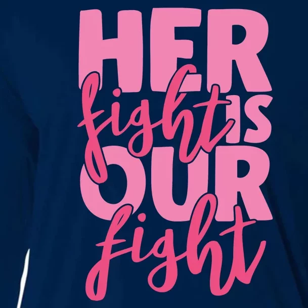 Her Fight Is Our Fight Cooling Performance Long Sleeve Crew