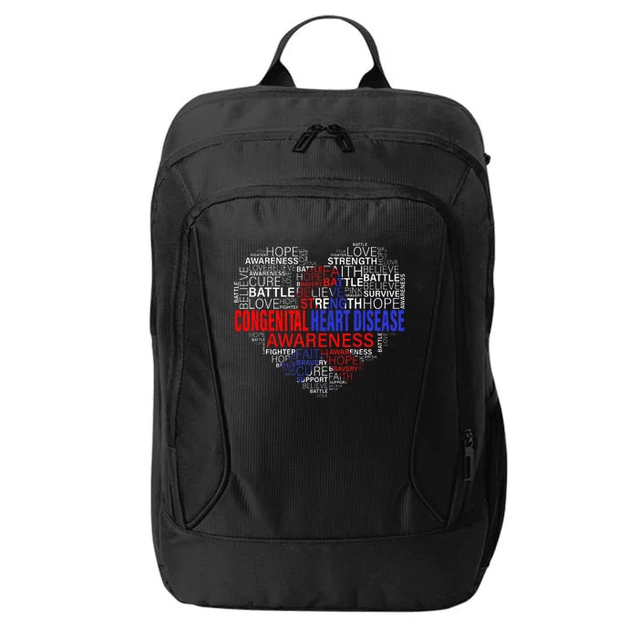 Her Fight is My Fight CHD Heart Disease Awareness City Backpack