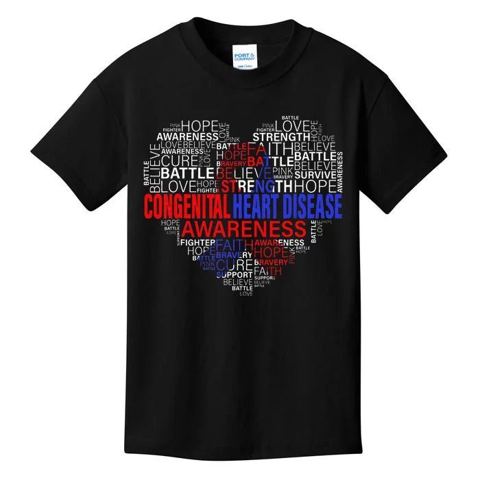 Her Fight is My Fight CHD Heart Disease Awareness Kids T-Shirt