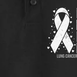 Her Fight is my Fight Lung Cancer Awareness Dry Zone Grid Performance Polo