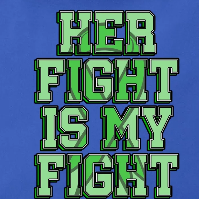 Her Fight Is My Fight Cerebral Palsy Awareness Disabled Gift Zip Tote Bag