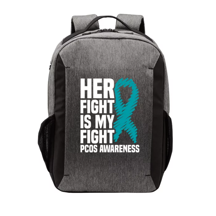 Her Fight Is My Fight Pcos Awareness Great Gift Vector Backpack