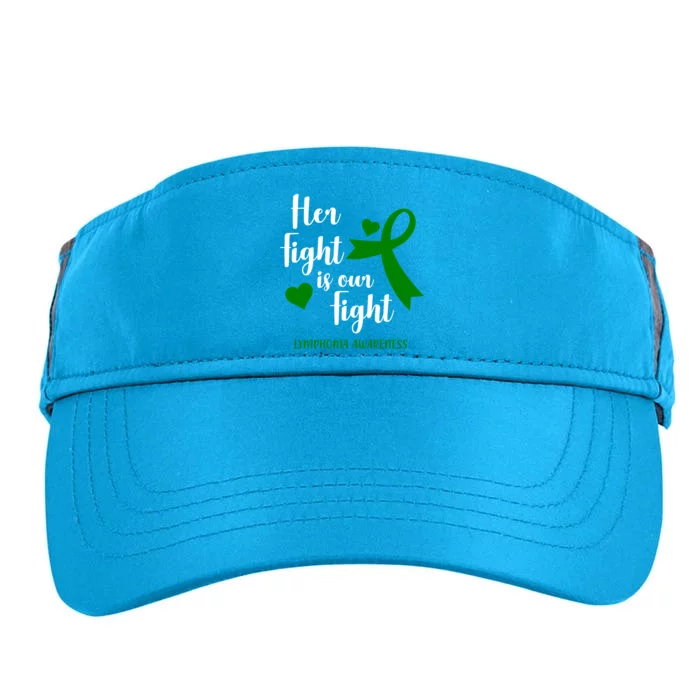 Her Fight Is Our Fight Lymphoma Awareness Adult Drive Performance Visor