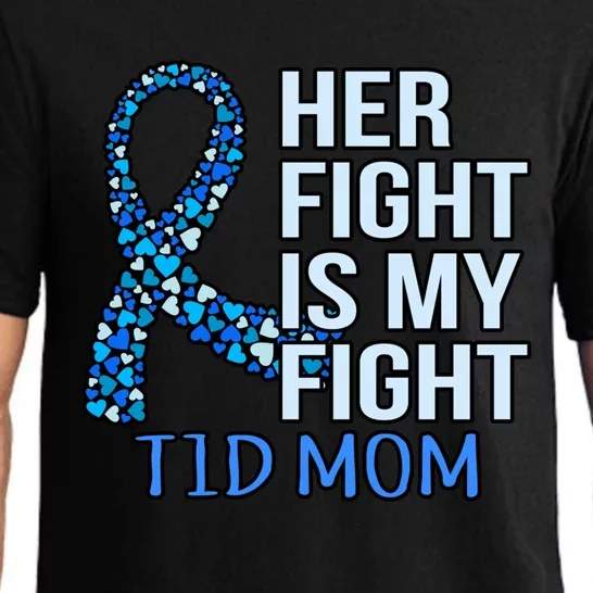 Her Fight Is My Fight Diabetes Awareness Diabetic Graphic Cool Gift Pajama Set