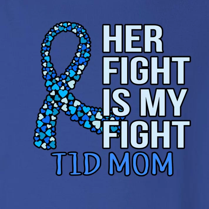 Her Fight Is My Fight Diabetes Awareness Diabetic Graphic Cool Gift Toddler Long Sleeve Shirt