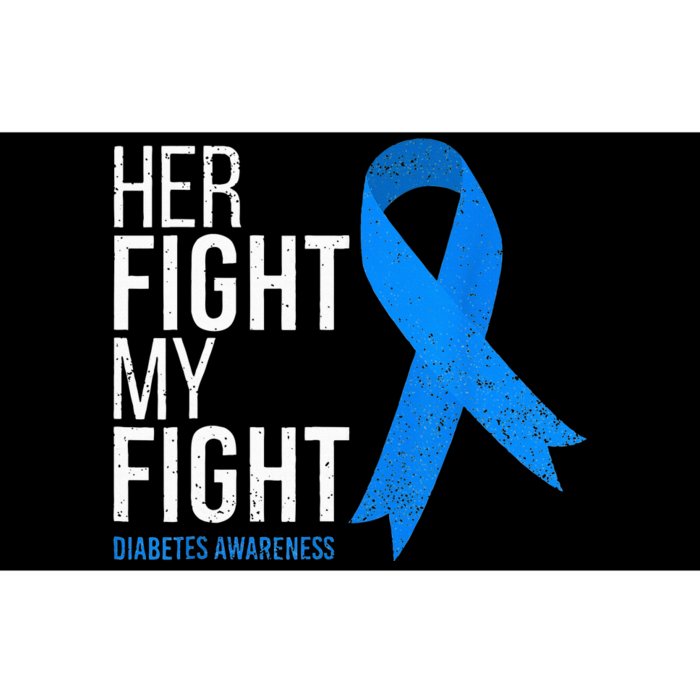 Her Fight Is My Fight Diabetes Awareness T1D Type 1 Bumper Sticker