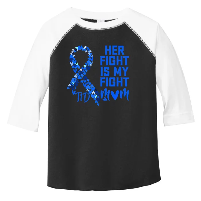 Her Fight Is My Fight T1D Mom Type 1 Diabetes Awareness Toddler Fine Jersey T-Shirt