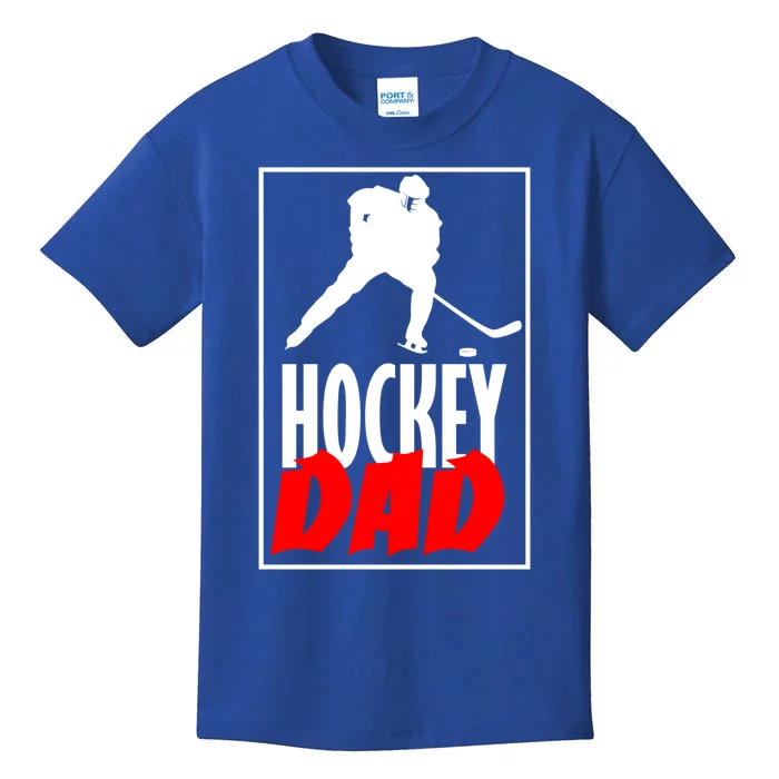 Hockey Father Ice Hockey Dad Great Gift Kids T-Shirt