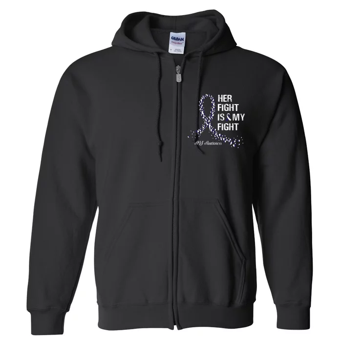 Her Fight Is My Fight ALS Awareness Full Zip Hoodie