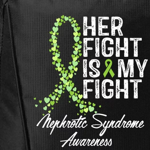 Her Fight Is My Fight Nephrotic Syndrome Awareness City Backpack