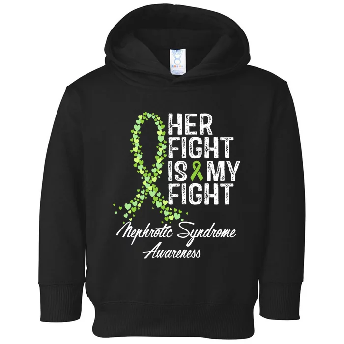 Her Fight Is My Fight Nephrotic Syndrome Awareness Toddler Hoodie