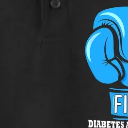 Her Fight Is My Fight Boxing Glove Diabetes Awareness Month Dry Zone Grid Performance Polo