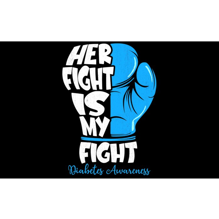 Her Fight Is My Fight T1D Mom Type 1 Diabetes Awareness Bumper Sticker