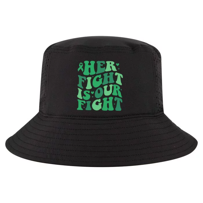 Her Fight Is Our Fight Liver Cancer Support Squad Cool Comfort Performance Bucket Hat