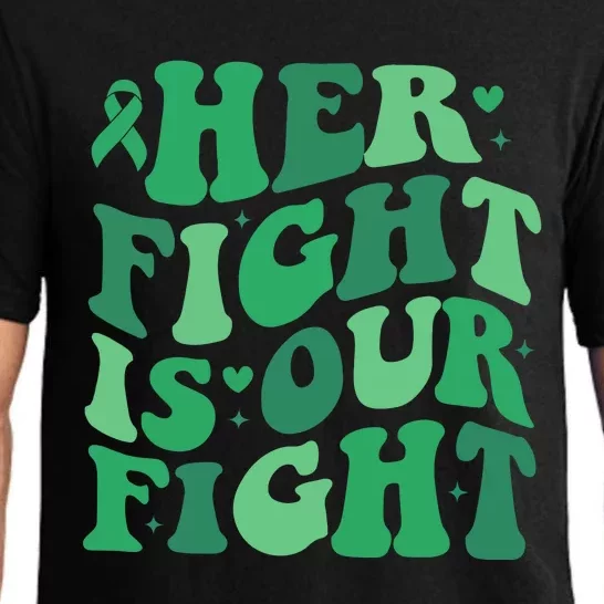 Her Fight Is Our Fight Liver Cancer Support Squad Pajama Set