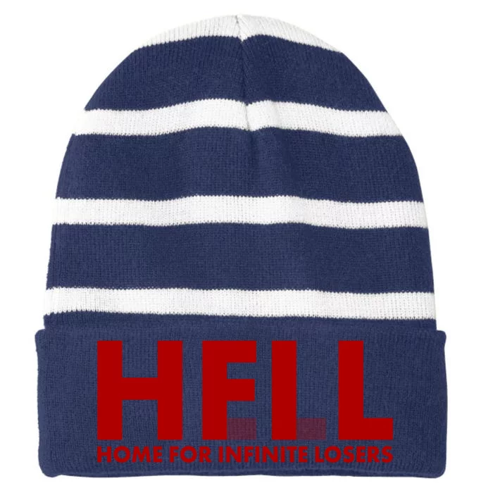 HFIL Home For Infinite Losers Hell Striped Beanie with Solid Band