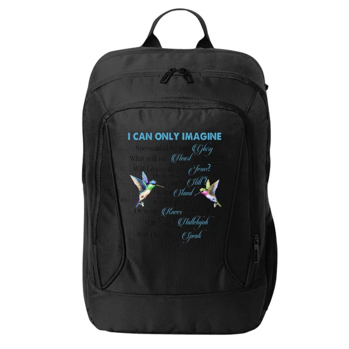 Hummingbirds Faith Jesus I Can Imagine Christian Religious City Backpack