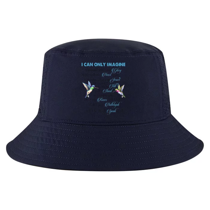 Hummingbirds Faith Jesus I Can Imagine Christian Religious Cool Comfort Performance Bucket Hat